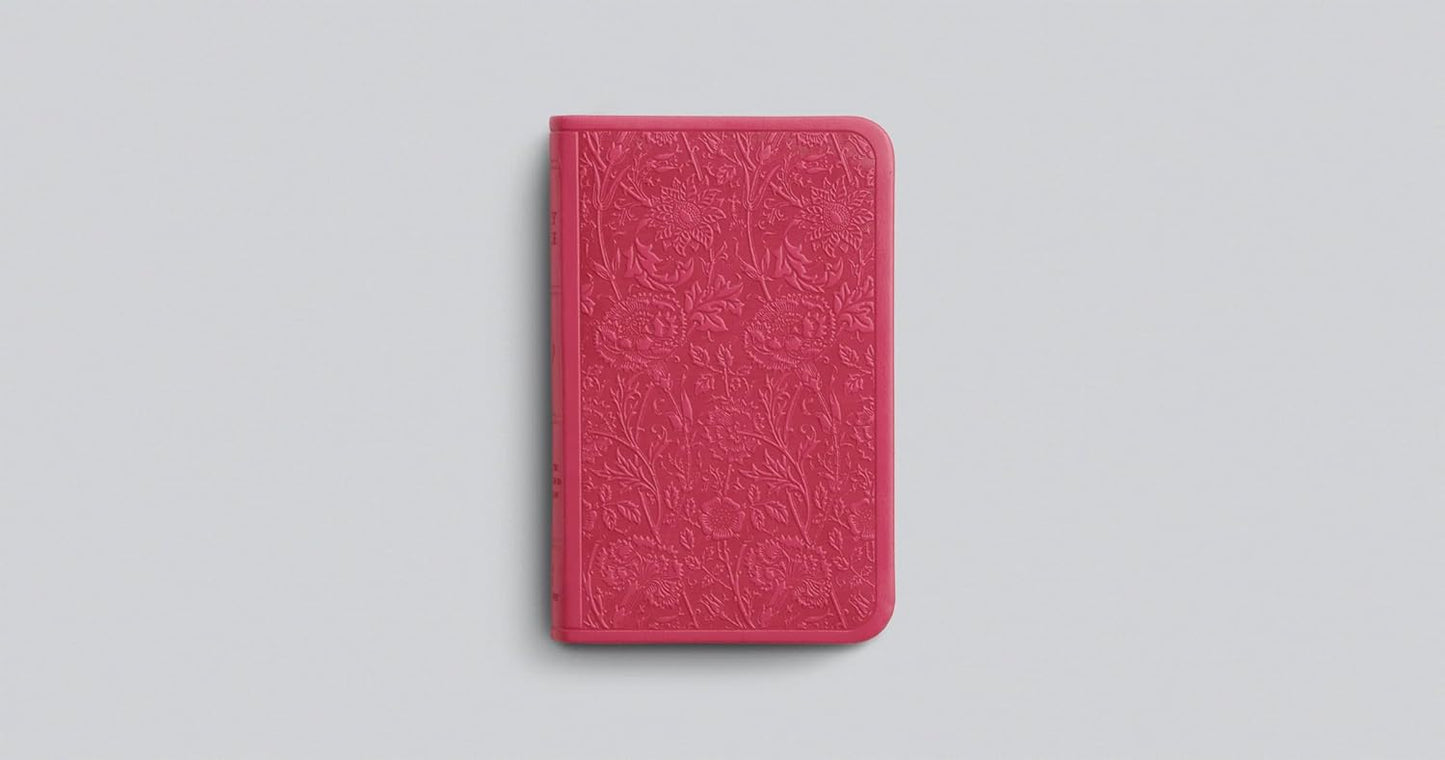 B ESV VEST POCKET NEW TESTAMENT WITH PSALMS AND PROVERBS  BERRY  FLORAL DESIGN (RED LETTER EDITION)