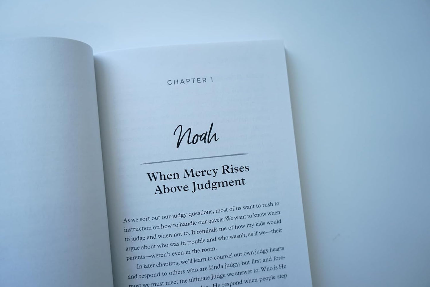 KINDA JUDGY: FINDING MERCY FOR MYSELF AND OTHERS IN SIX STORIES OF THE BIBLE
