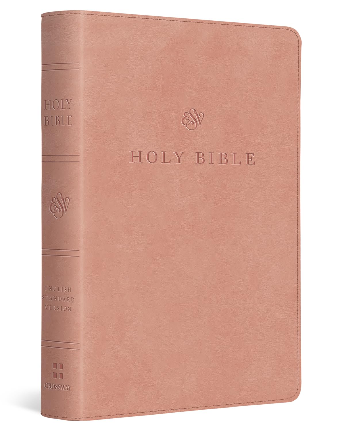 B ESV LARGE PRINT COMPACT BIBLE  BLUSH ROSE (RED LETTER EDITION)