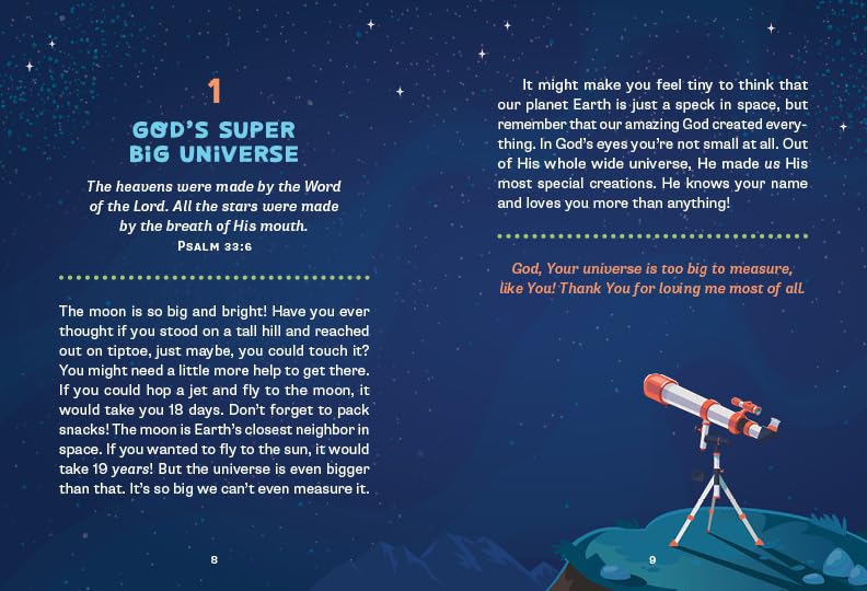 OUTER SPACE DEVOTIONS FOR CURIOUS KIDS: INSPIRATION AND EDUCATION FROM GOD'S CREATION