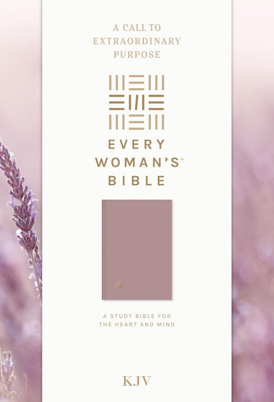 B KJV EVERY WOMAN'S BIBLE FILAMENT-ENABLED  PLUM (RED LETTER EDITION)