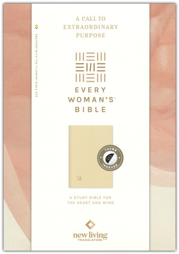 NLT EVERY WOMANS BIBLE (HARDCOVER  GOLD DUST  INDEXED  RED LETTER  FILAMENT ENABLED)