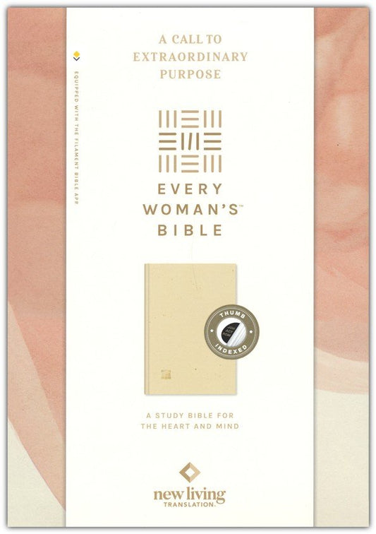 NLT EVERY WOMANS BIBLE (HARDCOVER  GOLD DUST  INDEXED  RED LETTER  FILAMENT ENABLED)