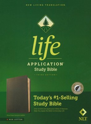 B NLT LIFE APPLICATION STUDY BIBLE THIRD EDITION OLIVE GREEN INDEXED (RED LETTER EDITION)