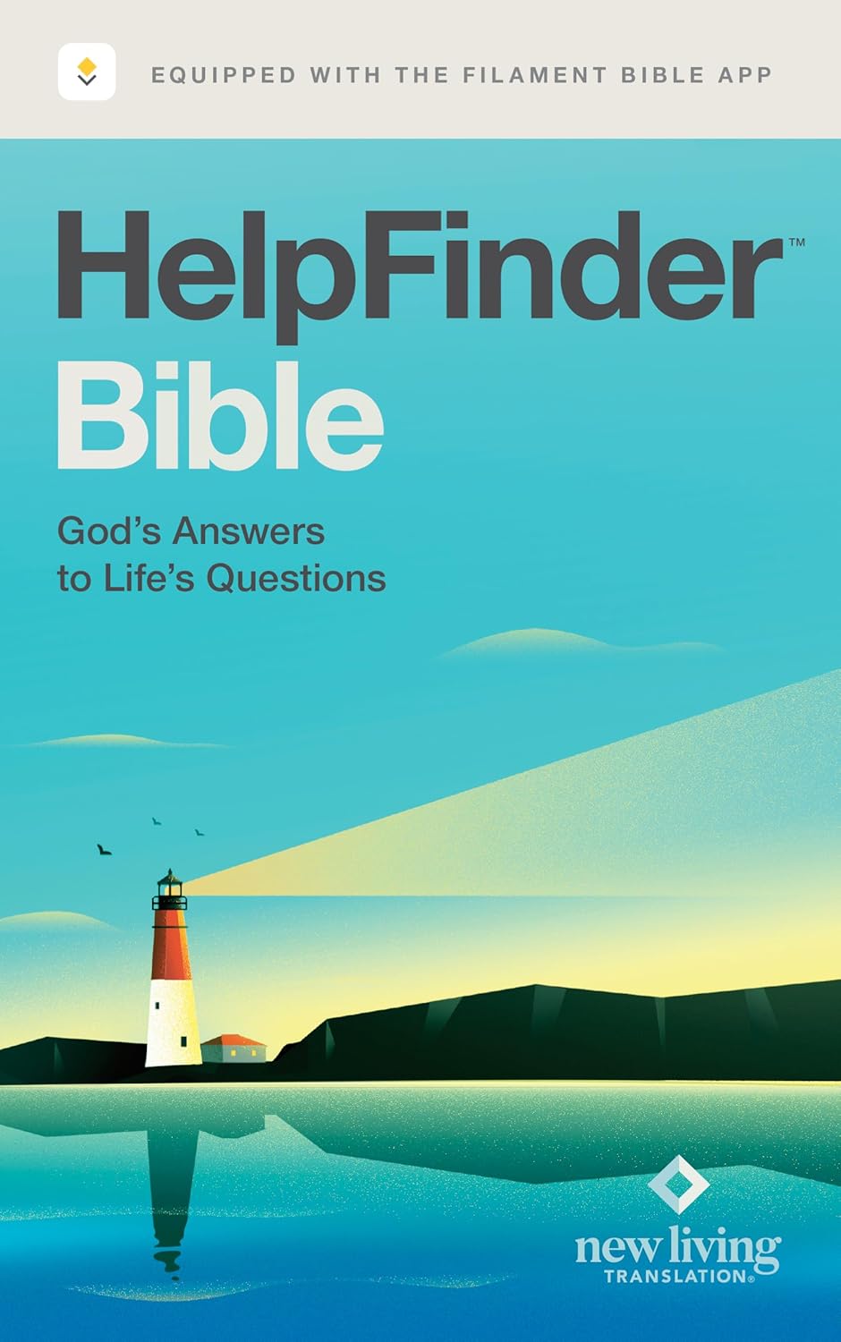B NLT HELPFINDER BIBLE  FILAMENT ENABLED (RED LETTER EDITION)