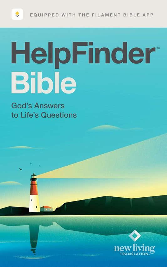 B NLT HELPFINDER BIBLE  FILAMENT ENABLED (RED LETTER EDITION)