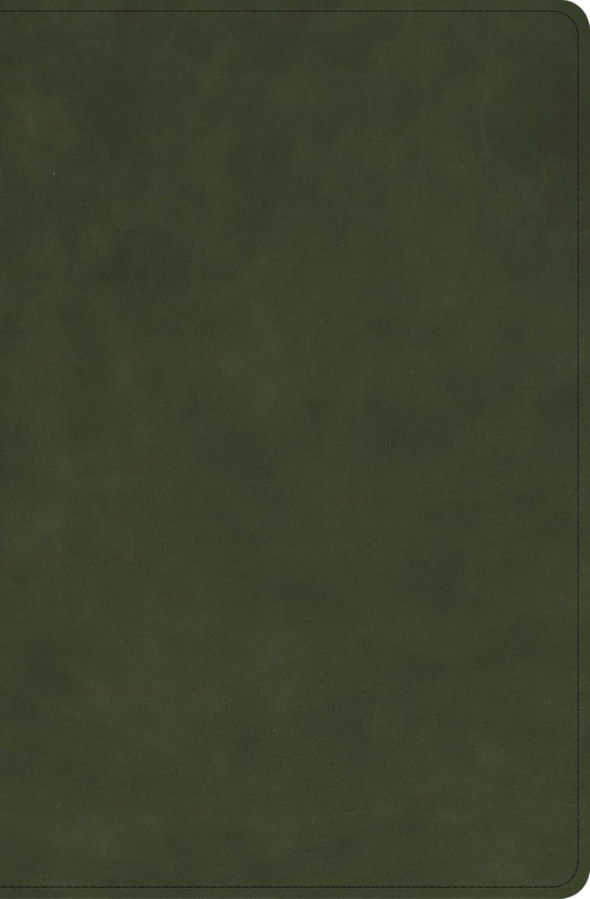 B CSB SINGLE-COLUMN COMPACT BIBLE  HOLMAN HANDCRAFTED COLLECTION  ZIPPER OLIVE (BLACK LETTER EDITION)