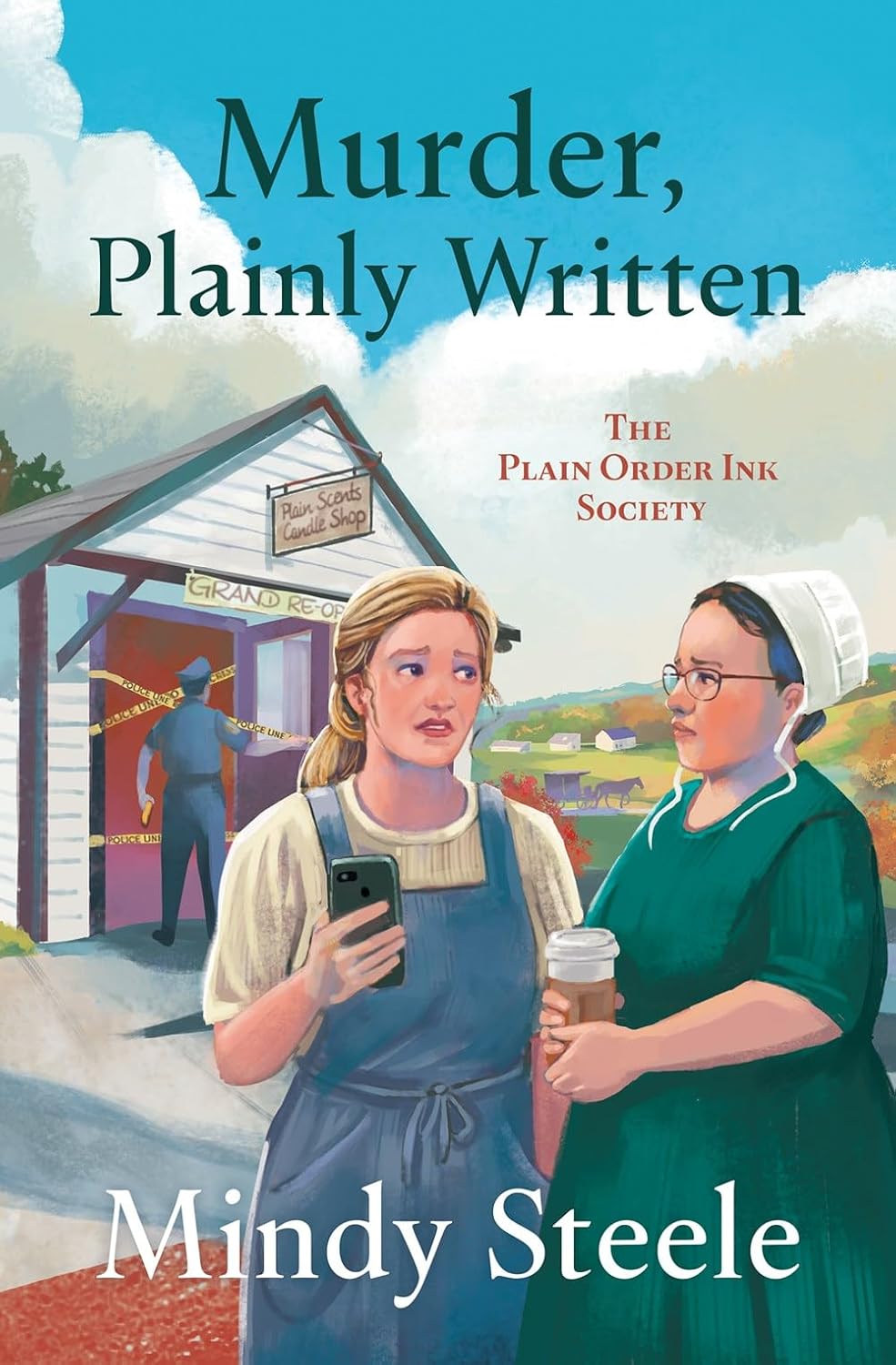 MURDER  PLAINLY WRITTEN (#01 IN THE PLAIN ORDER INK SOCIETY SERIES)