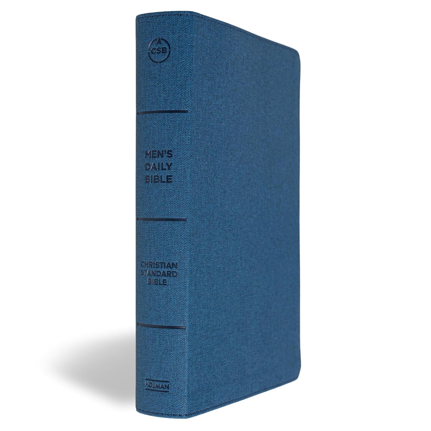 B CSB MEN'S DAILY BIBLE BLUE (BLACK LETTER EDITION)