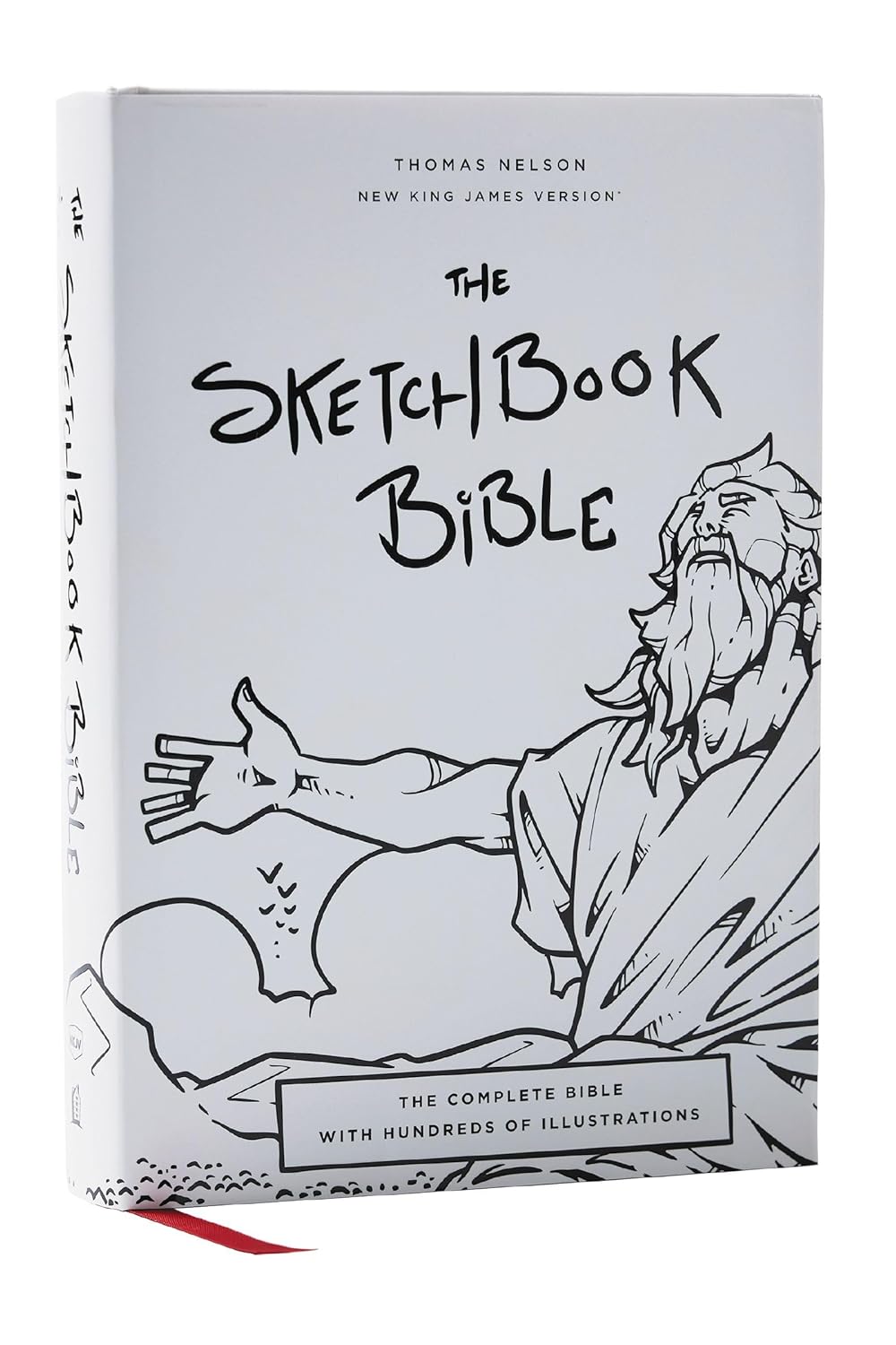 B NKJV SKETCHBOOK BIBLE (RED LETTER EDITION)