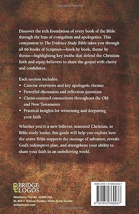B NKJV THE EVIDENCE STUDY BIBLE COMPANION GUIDE: A 66-BOOK EVANGELISM AND APOLOGETICS RESOURCE
