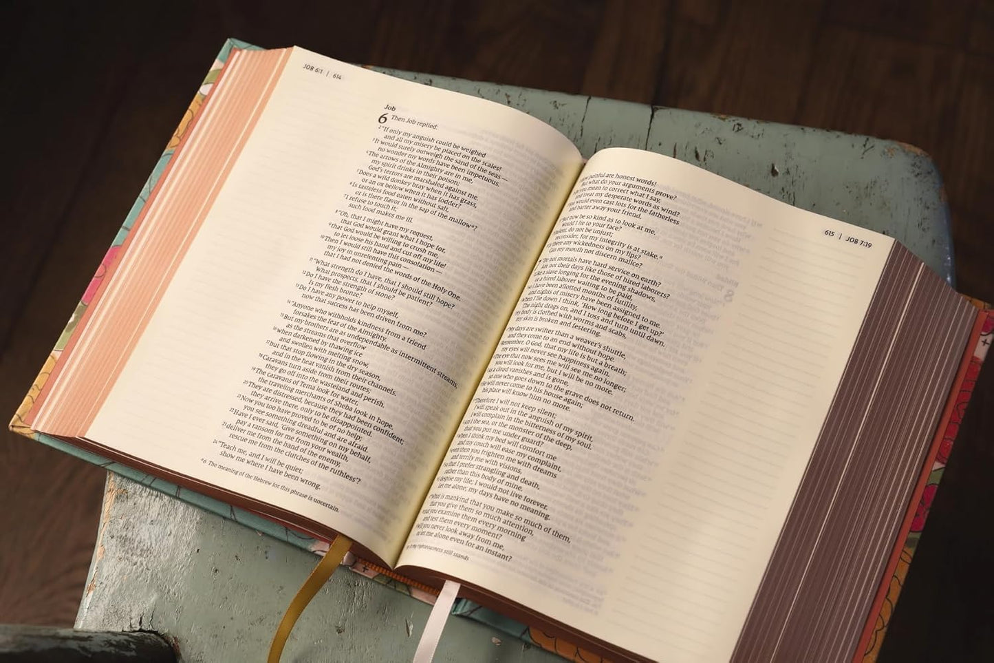 B NIV ARTISAN COLLECTION BIBLE FLORAL (RED LETTER EDITION)