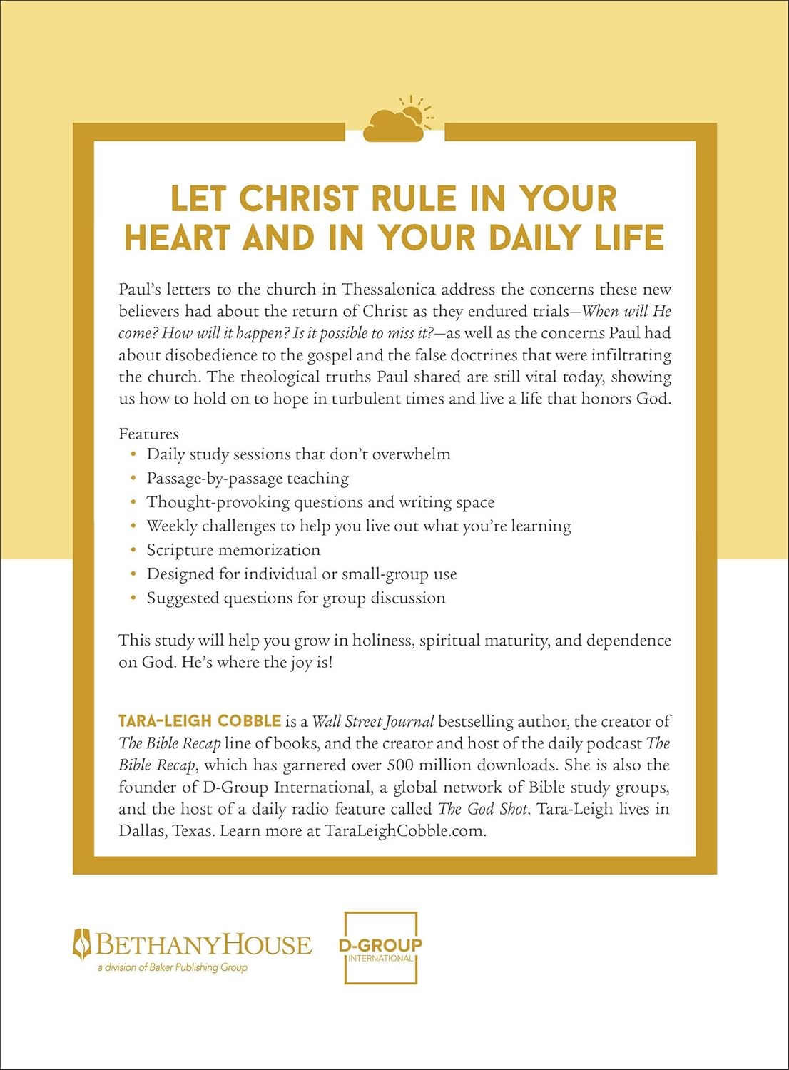 1 & 2 THESSALONIANS (10-WEEK BIBLE STUDY): HOPE IN THE MIDST OF TRIALS (THE BIBLE RECAP KNOWING GOD SERIES)
