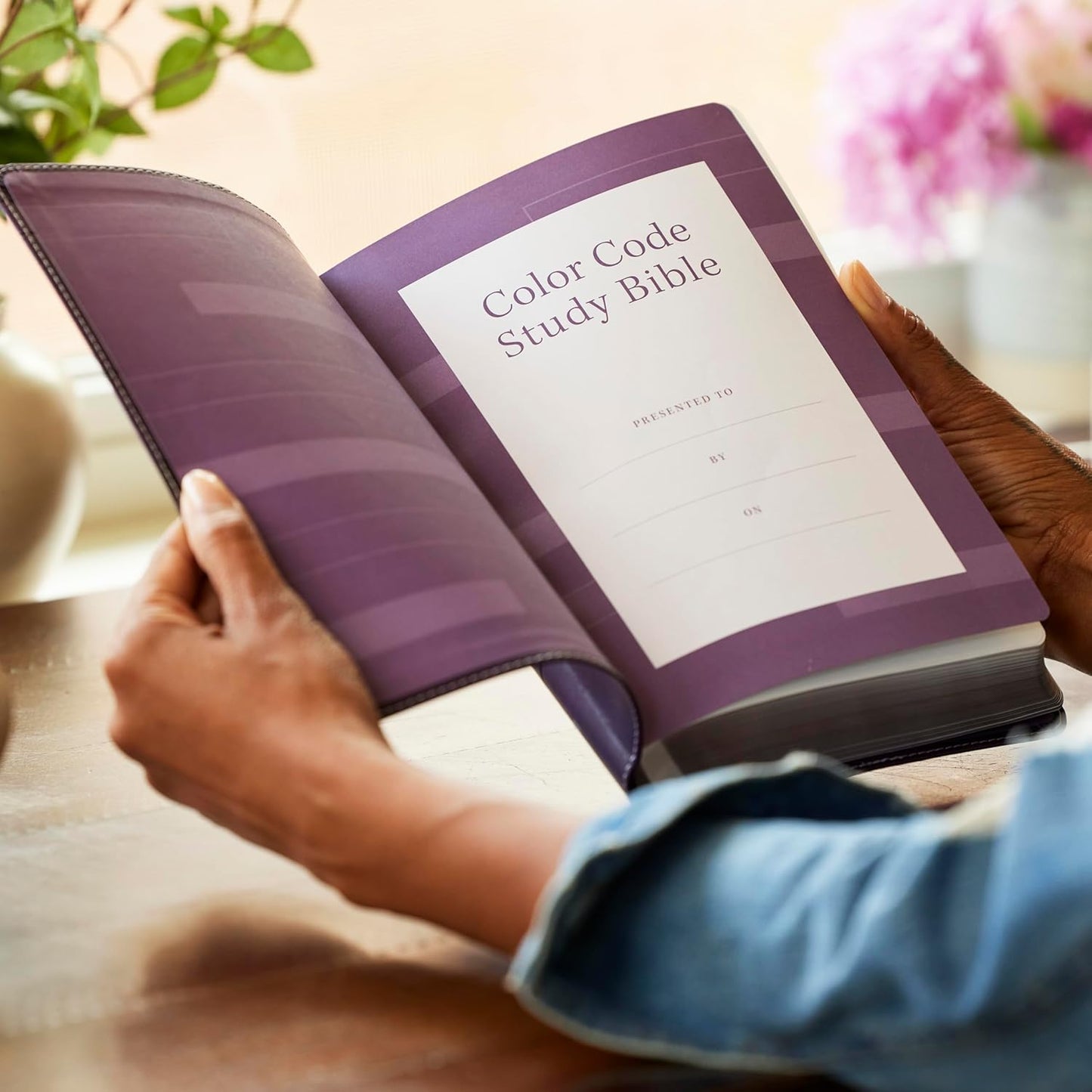 B KJV COLOR CODE STUDY BIBLE  PURPLE (RED LETTER EDITION)