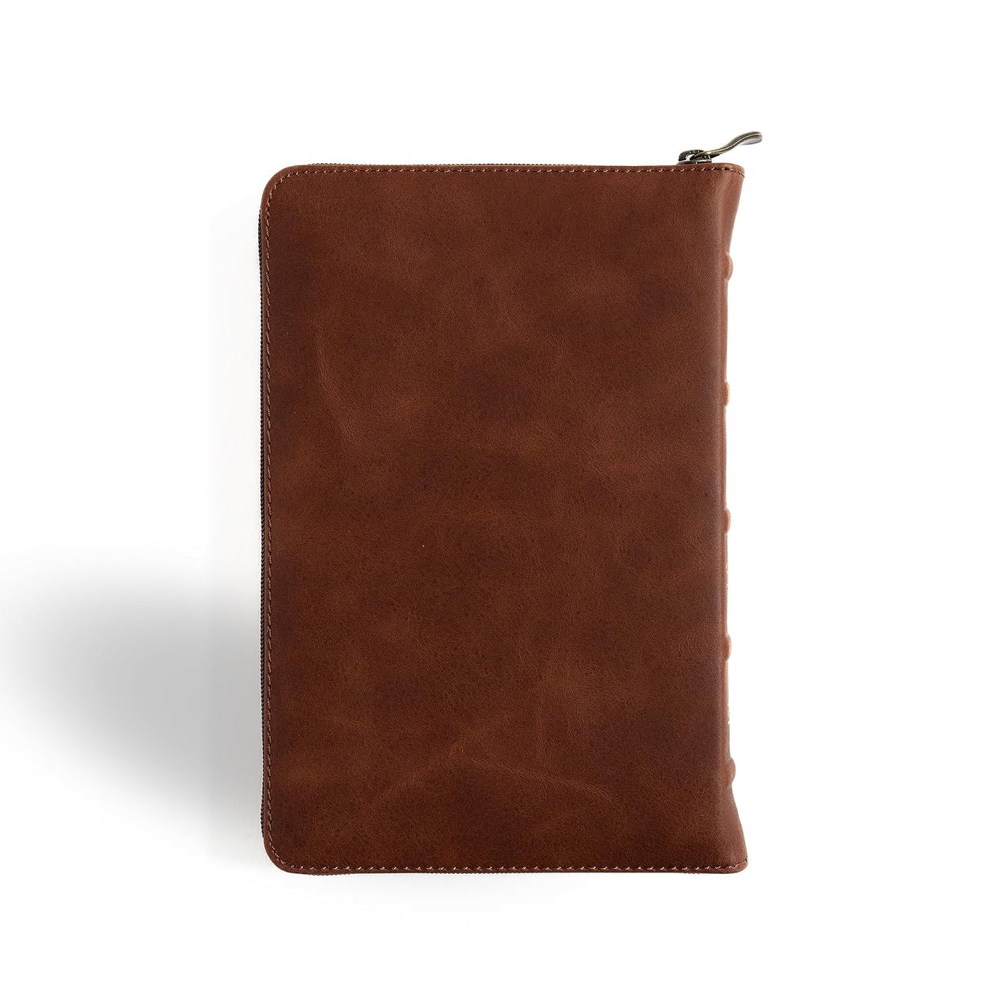 B CSB PERSONAL SIZE BIBLE  HOLMAN HANDCRAFTED COLLECTION  ZIPPER TAN (BLACK LETTER EDITION)