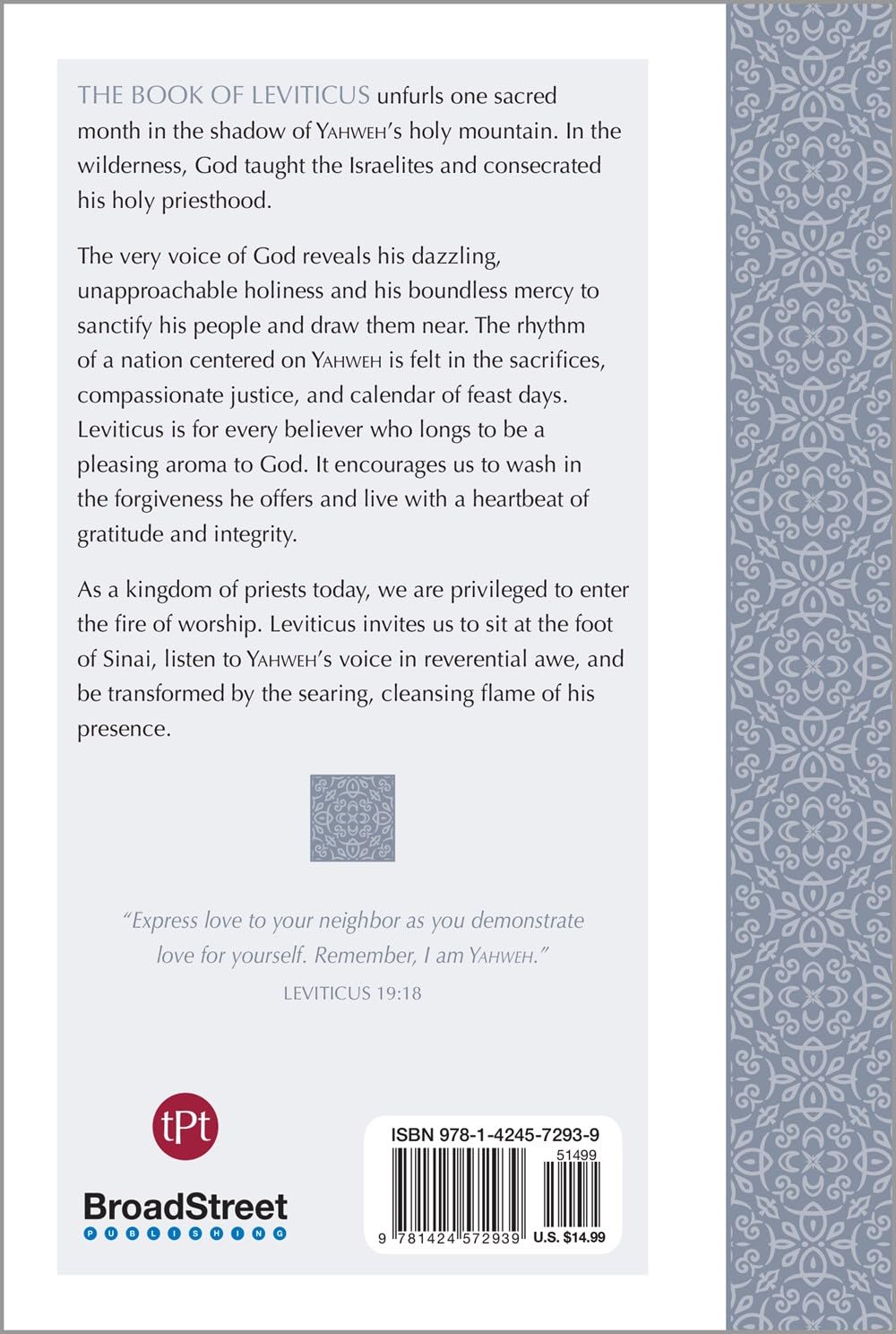 TPT THE BOOK OF LEVITICUS: ATONEMENT