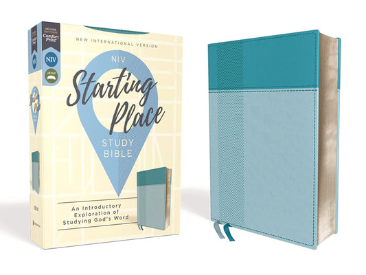 B NIV STARTING PLACE STUDY BIBLE BLUE