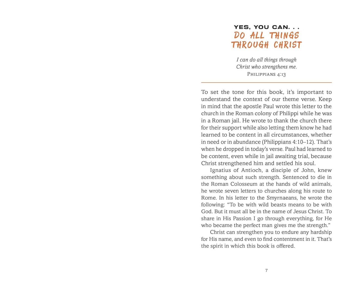 YES  YOU CAN DEVOTIONS FOR MEN: OVERCOMING LIFE'S CHALLENGES IN THE POWER OF PHILIPPIANS 4:13
