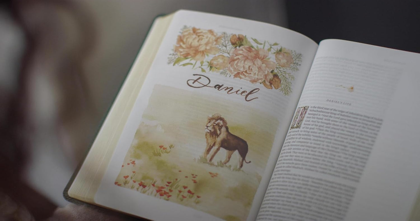 ESV GraceLaced Bible, Journaling Edition (Artwork by Ruth Chou Simons) Quiet Forest