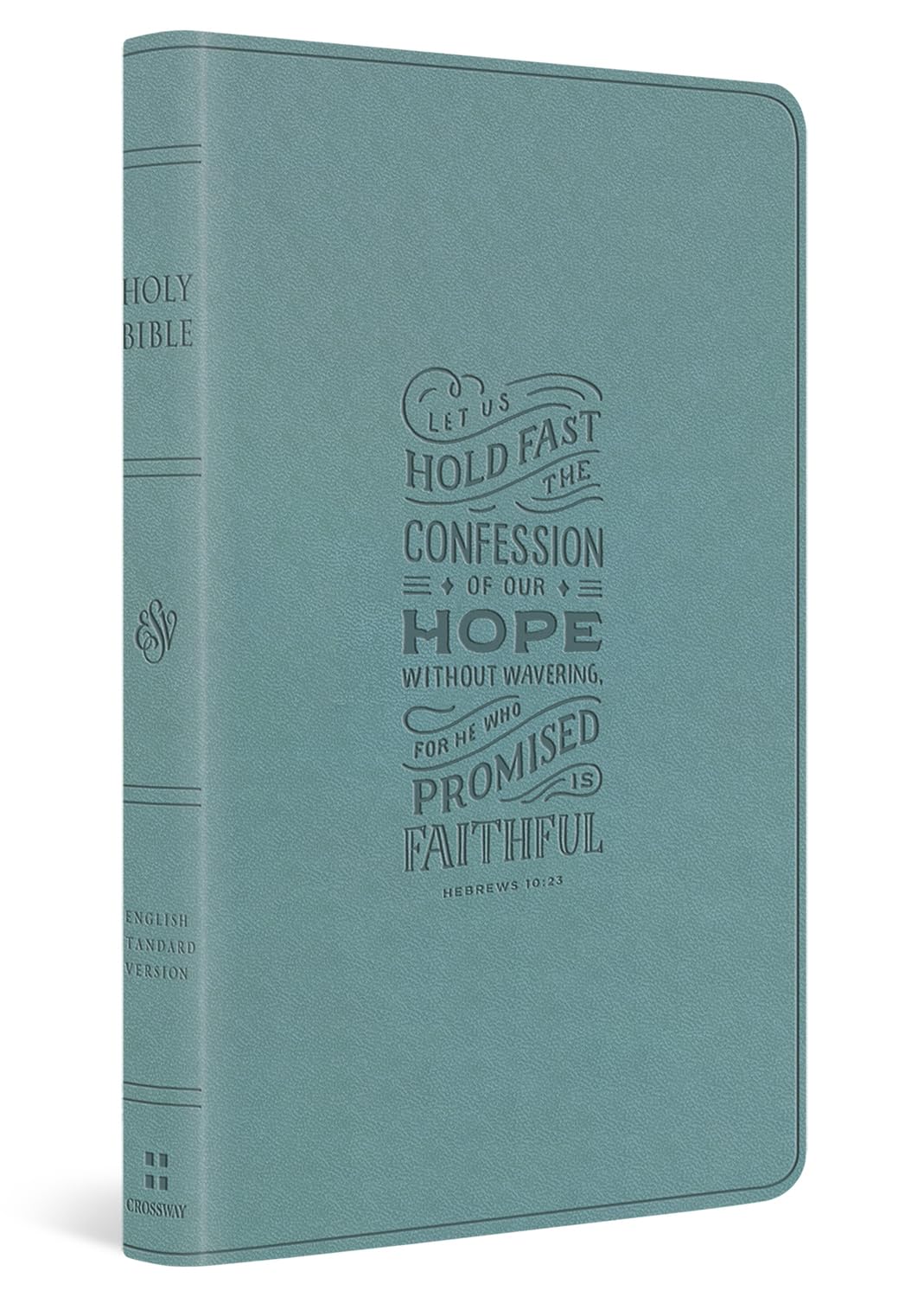ESV LARGE PRINT VALUE THINLINE BIBLE PARIS SKY  HEBREWS 10:23 DESIGN