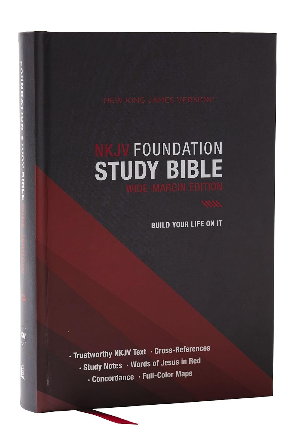B NKJV FOUNDATION STUDY BIBLE  BLACK (RED LETTER EDITION)