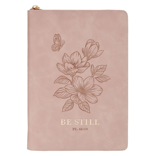 JOURNAL WITH ZIPPER: BE STILL  PS .46:10