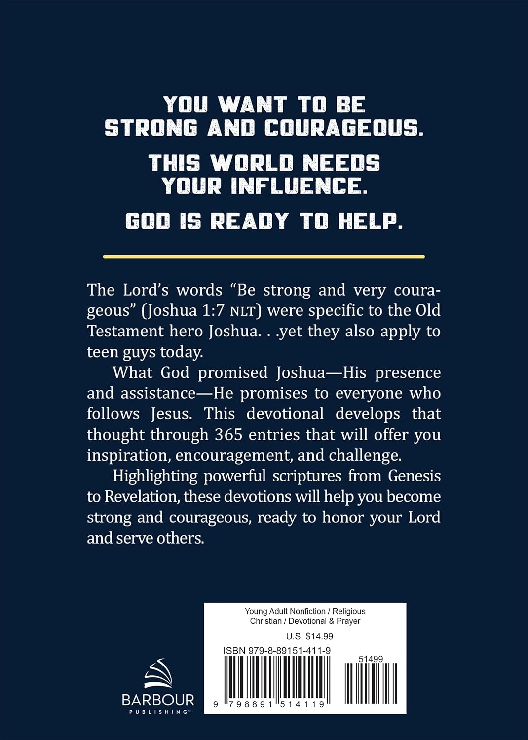 A STRONG AND COURAGEOUS GUY: 365 DEVOTIONS