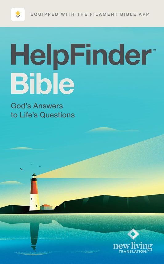 NLT HELPFINDER BIBLE  FILAMENT ENABLED (RED LETTER EDITION)