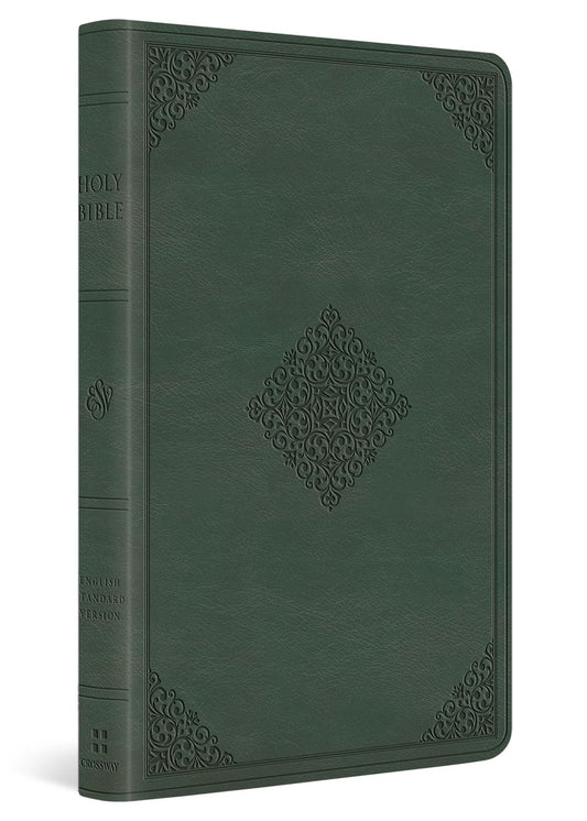 ESV LARGE PRINT VALUE THINLINE BIBLE QUIET FOREST  ORNAMENT DESIGN