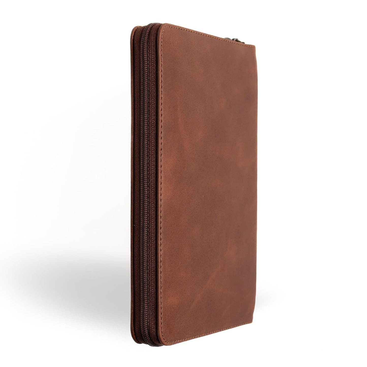 B CSB PERSONAL SIZE BIBLE  HOLMAN HANDCRAFTED COLLECTION  ZIPPER TAN (BLACK LETTER EDITION)