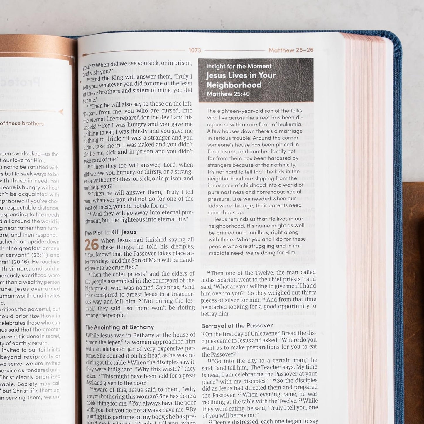 B CSB MEN'S DAILY BIBLE BLUE (BLACK LETTER EDITION)