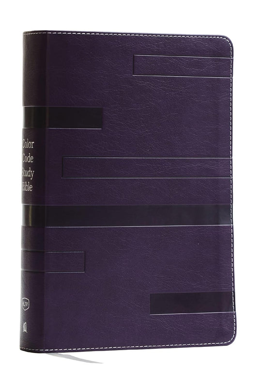 B KJV COLOR CODE STUDY BIBLE  PURPLE (RED LETTER EDITION)