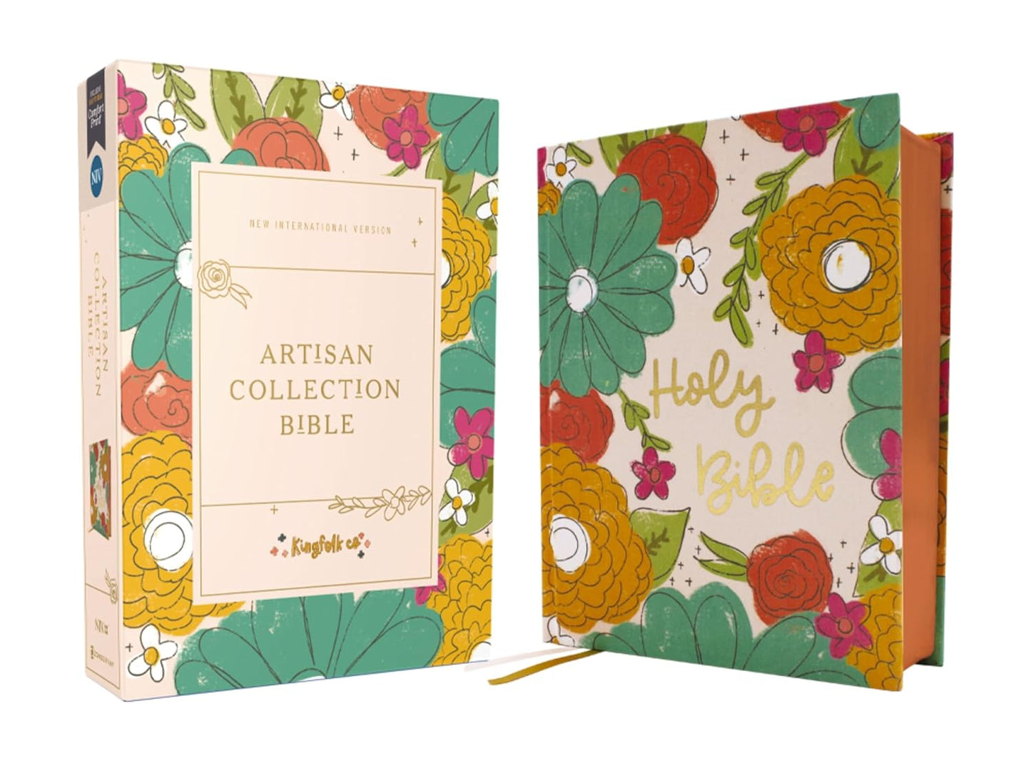 B NIV ARTISAN COLLECTION BIBLE FLORAL (RED LETTER EDITION)