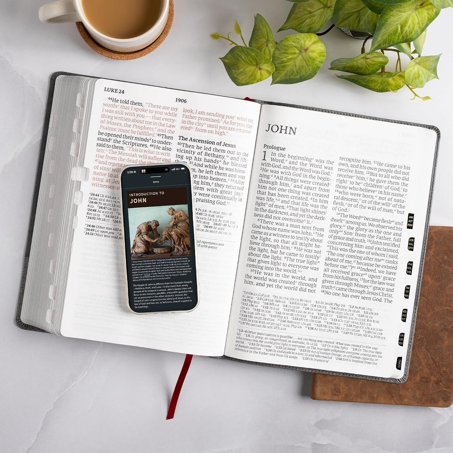 B CSB SUPER GIANT PRINT REFERENCE BIBLE  DIGITAL STUDY EDITION  CHARCOAL INDEXED (RED LETTER EDITION)