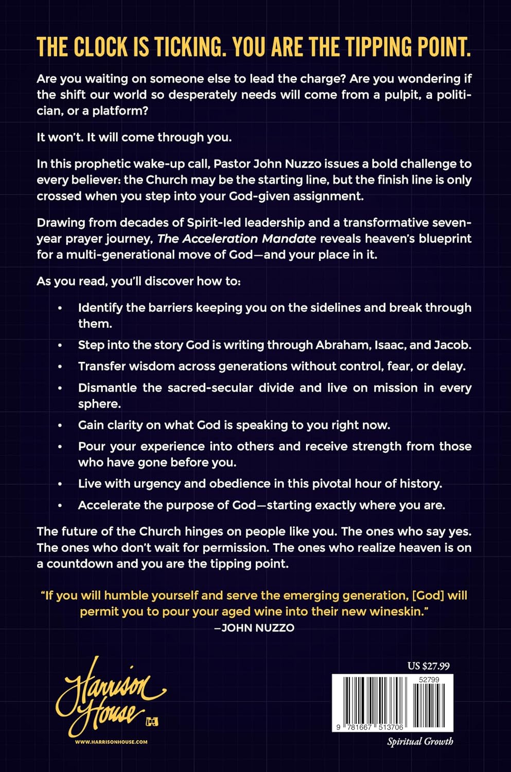 THE ACCELERATION MANDATE: GOD'S BLUEPRINT FOR GENERATIONAL IMPACT