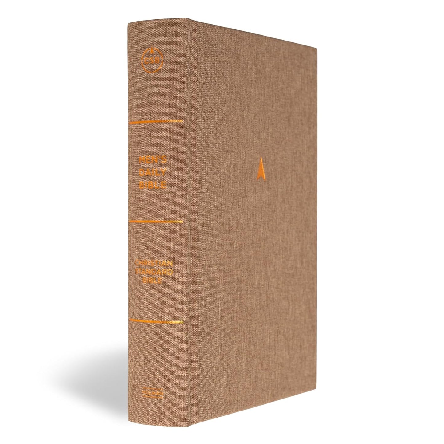 B CSB MEN'S DAILY BIBLE BROWN (BLACK LETTER EDITION)