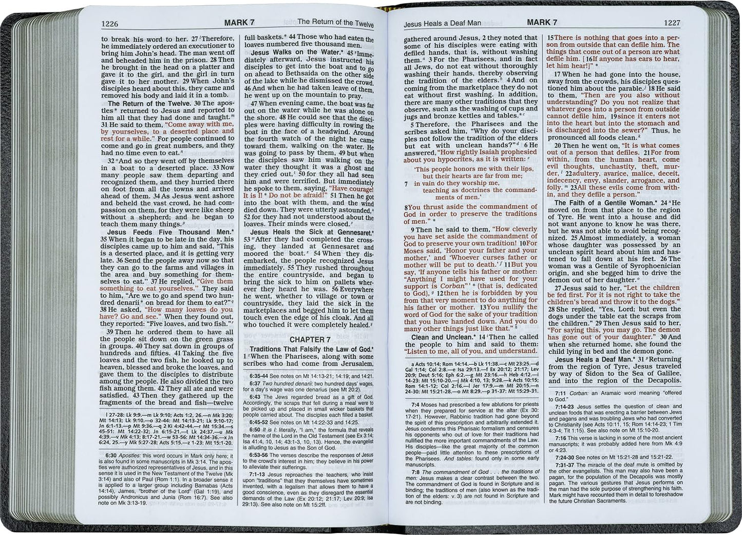 NCB GIFT & AWARD BIBLE  BLACK (RED LETTER EDITION)