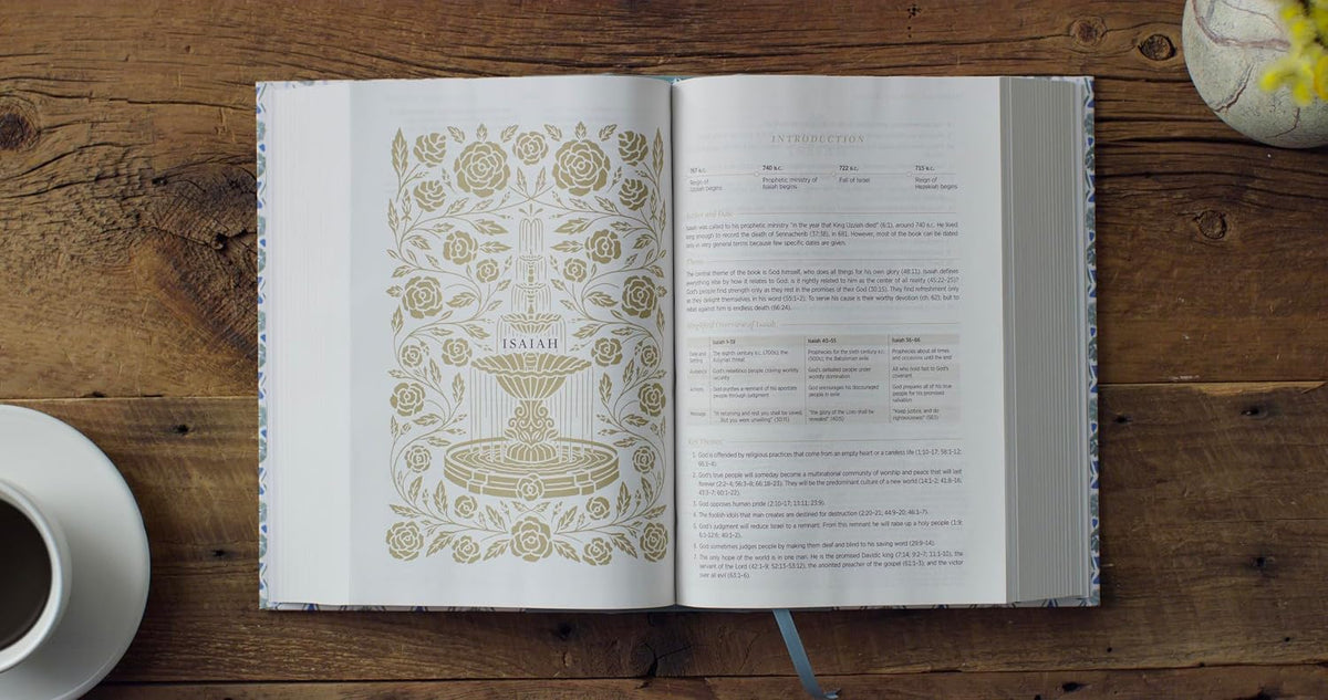 B ESV WOMEN'S STUDY BIBLE  ARTIST SERIES BY LULIE WALLACE  SARAH