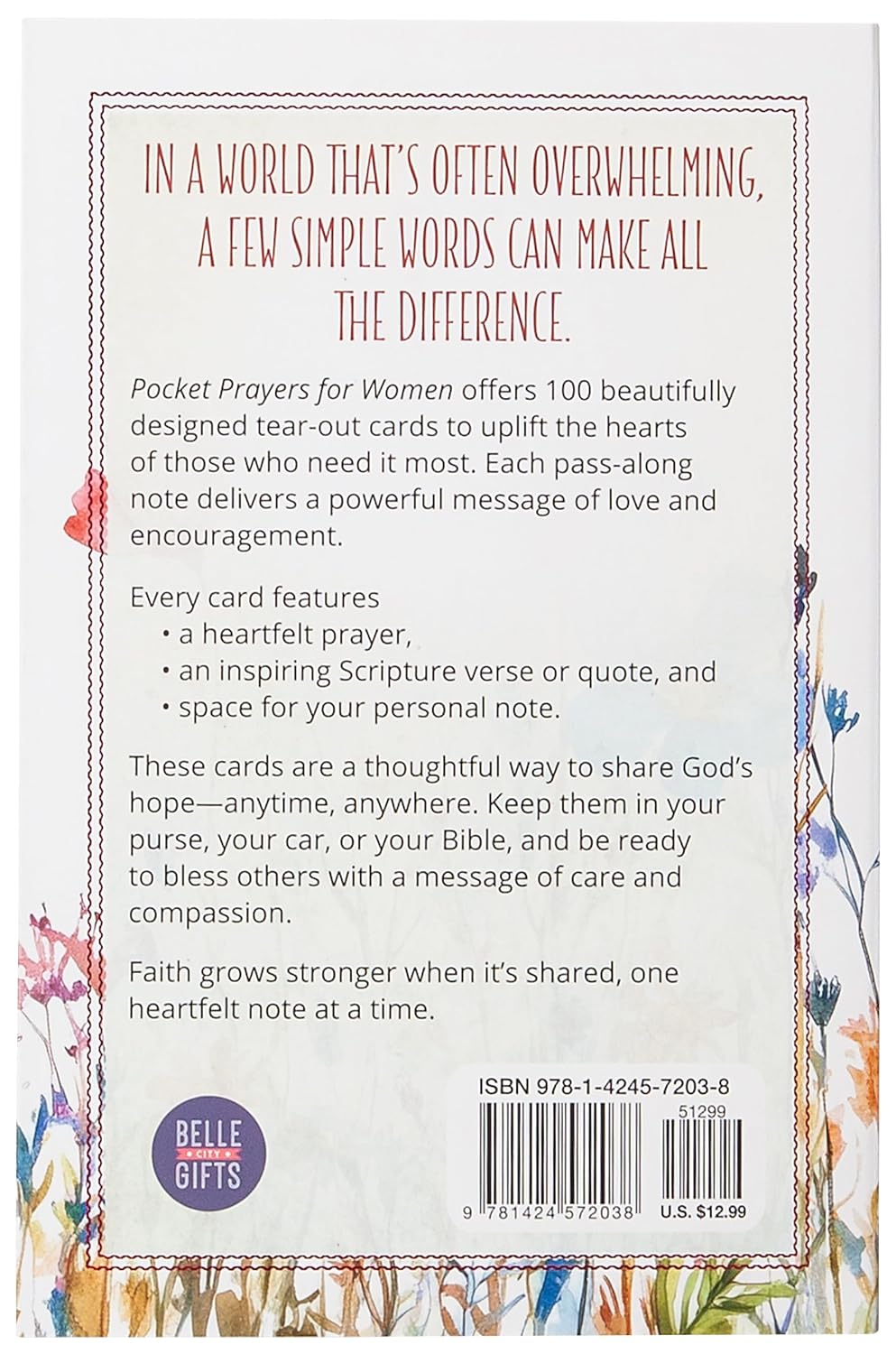 POCKET PRAYERS FOR WOMEN: TEAR AND SHARE - 100 REMOVEABLE PRAYER CARDS
