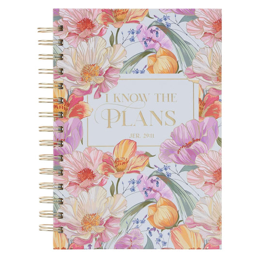 JOURNAL: I KNOW THE PLANS  FLORAL (SP)