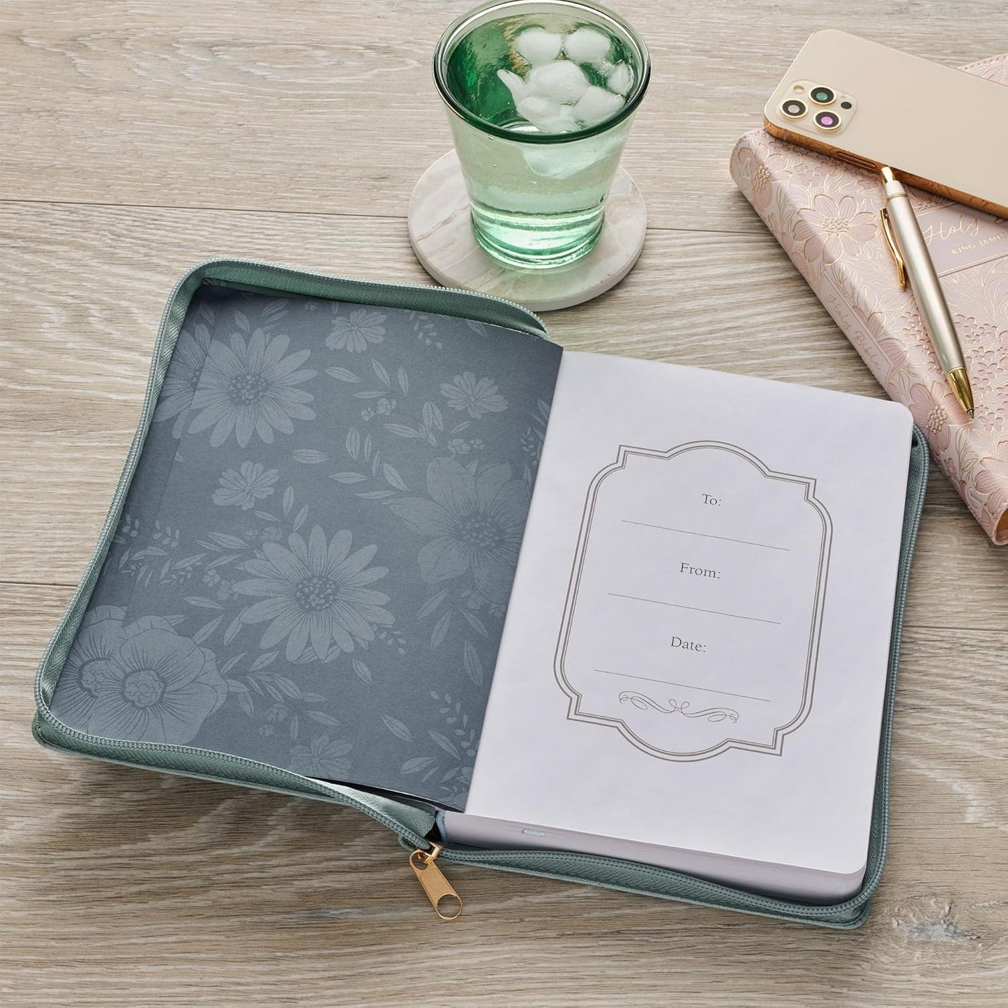 JOURNAL WITH ZIPPER: BE STILL & KNOW  PSALM 46:10