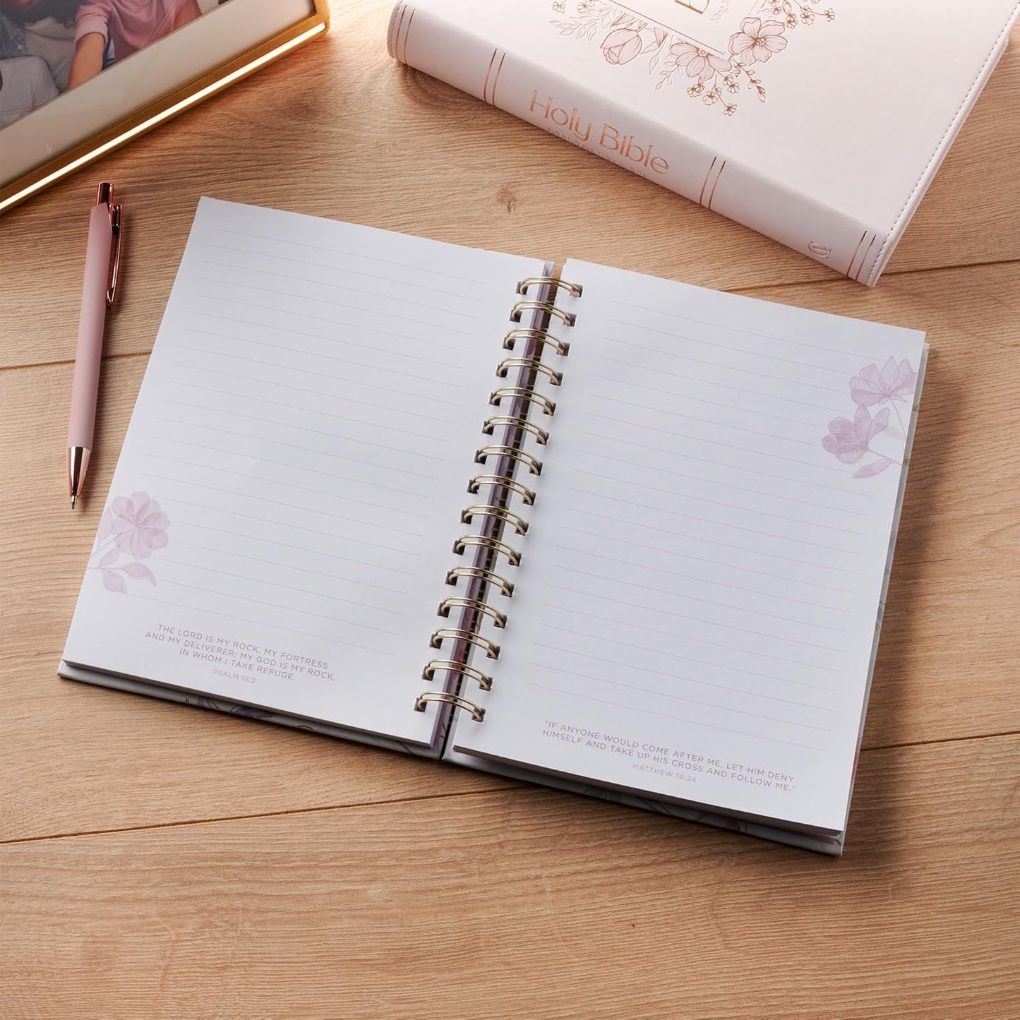 JOURNAL (WALK BY FAITH DUSTY PINK COSMOS COLLECTION)