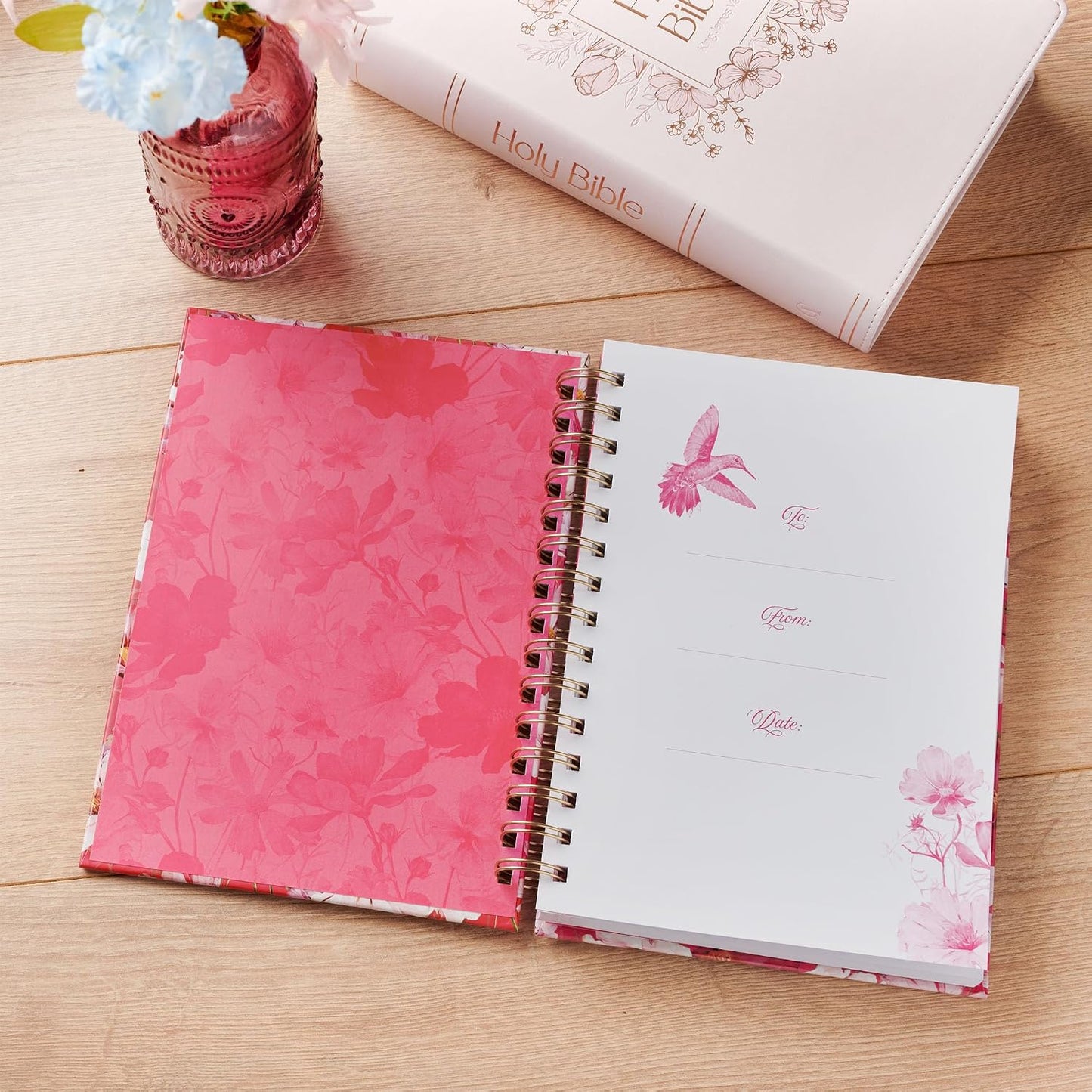JOURNAL (LOVE CHERRY PINK HUMMINGBIRD COLLECTION)