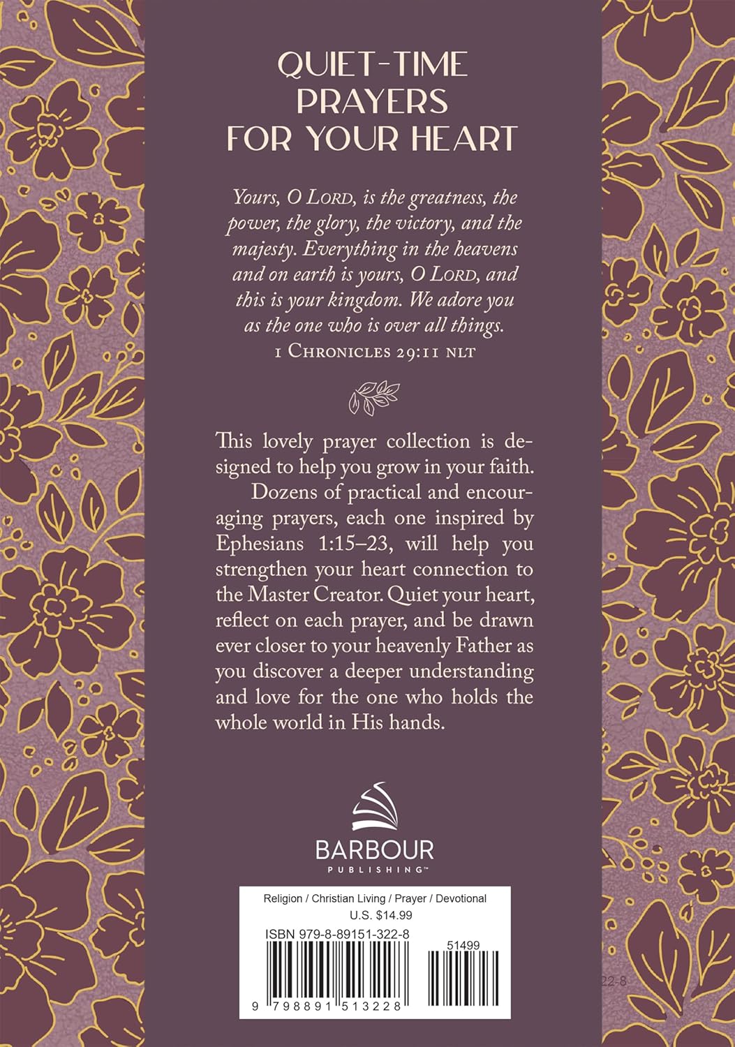 QUIET-TIME PRAYERS FOR A WOMAN'S HEART: COMFORTING CONVERSATIONS WITH GOD