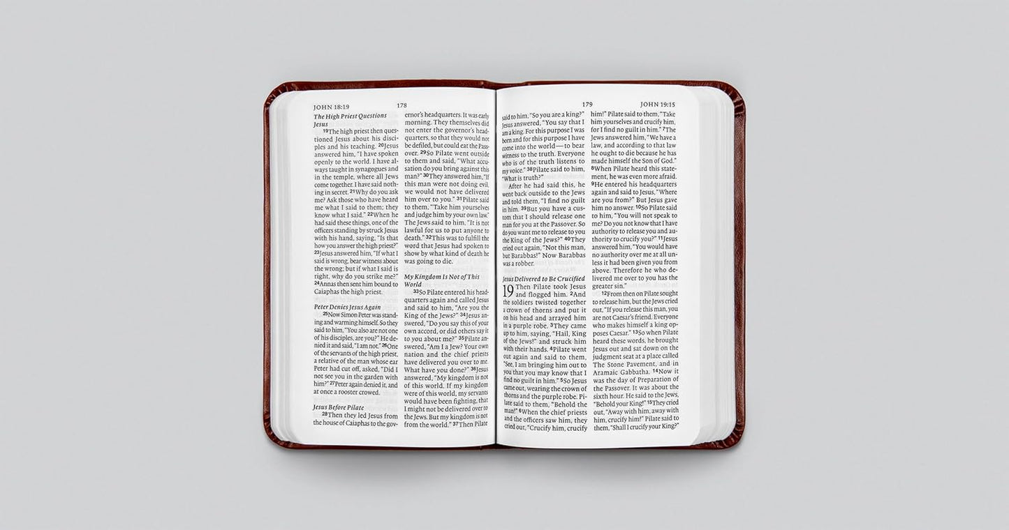 B ESV VEST POCKET NEW TESTAMENT WITH PSALMS AND PROVERBS  CHESTNUT (RED LETTER EDITION)