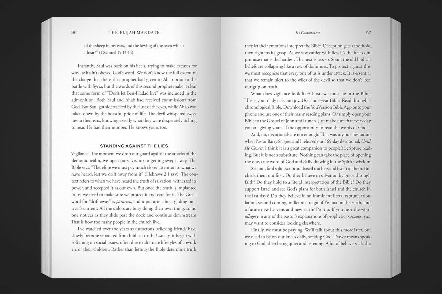 THE ELIJAH MANDATE: A CALL TO COURAGEOUS FAITH IN A HOSTILE WORLD