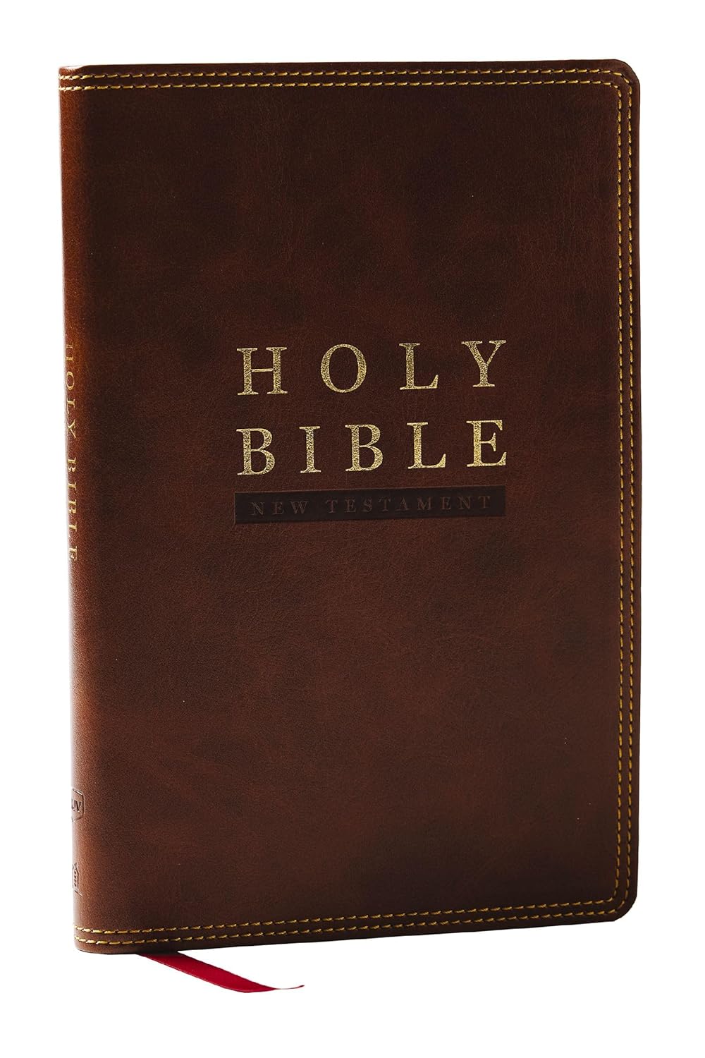 B NKJV SUPER GIANT PRINT NEW TESTAMENT  BROWN INDEXED (RED LETTER EDITION)