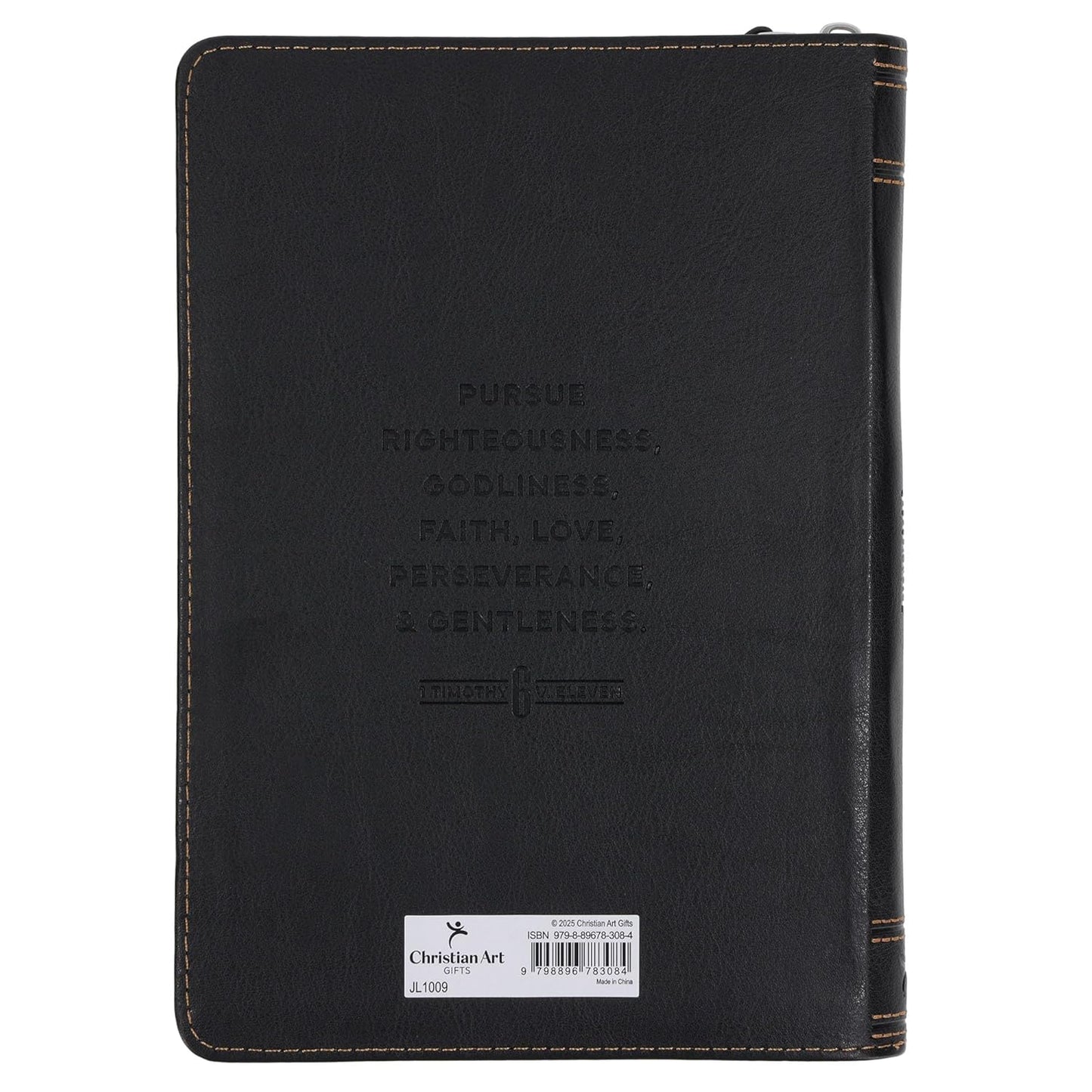 JOURNAL WITH ZIPPER (MAN OF GOD BROWN TRAILHEAD COLLECTION)