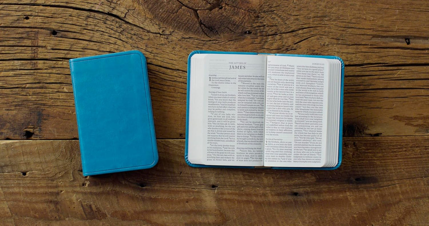 B ESV VEST POCKET NEW TESTAMENT WITH PSALMS AND PROVERBS  TEAL (RED LETTER EDITION)