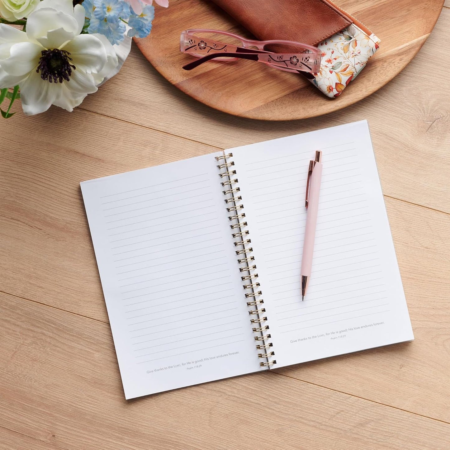 NOTEBOOK (GRACE TAUPE WILDFLOWER COLLECTION)